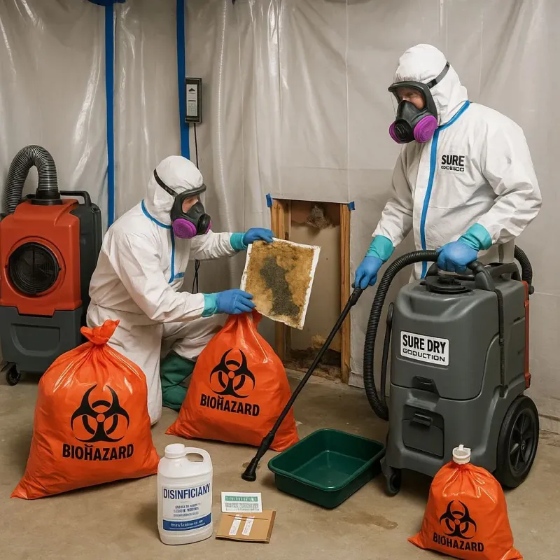 Contaminated Water Handling Protocols process in Passapatanzy, VA
