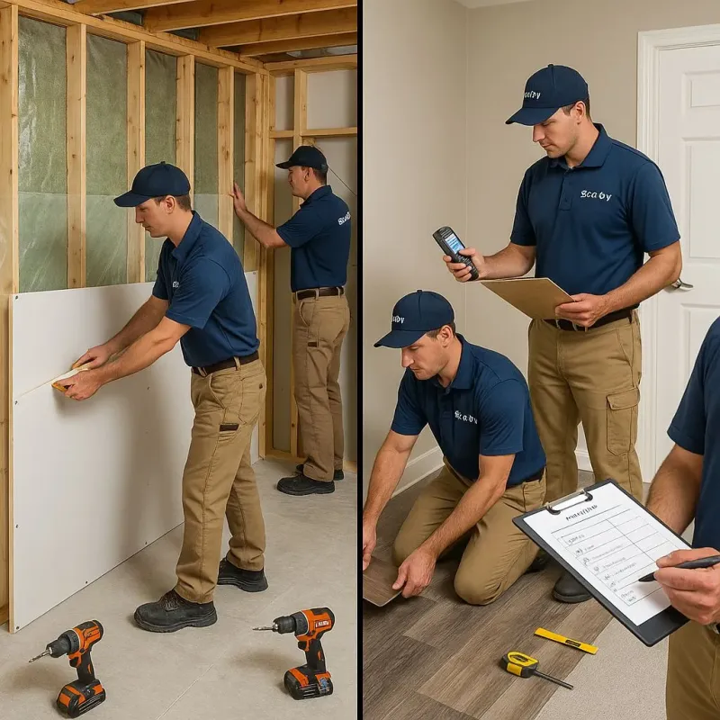Repairs and Reconstruction process in Passapatanzy, VA